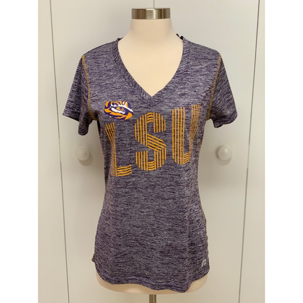 LSU V-Neck Top